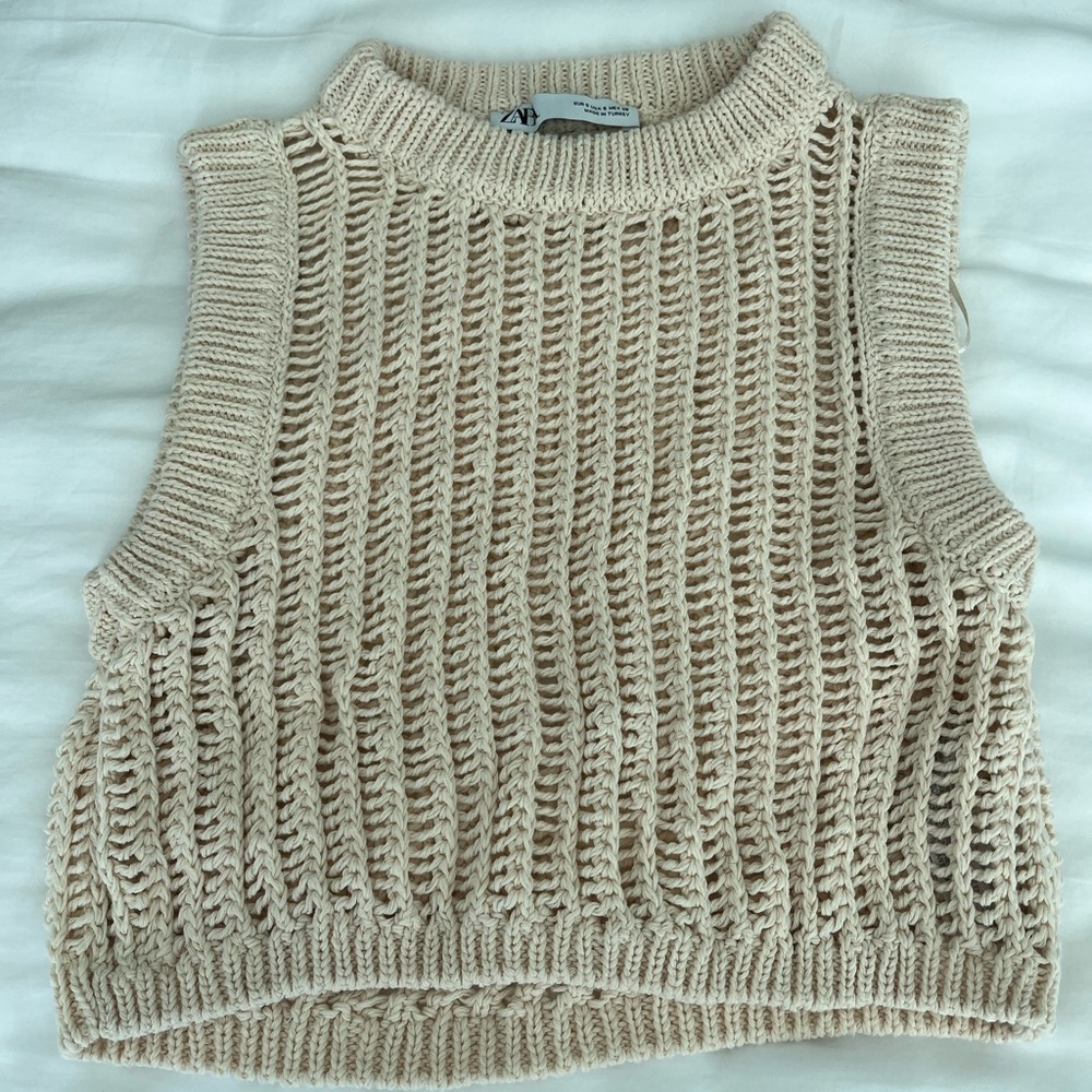 Zara crochet tank NWOT